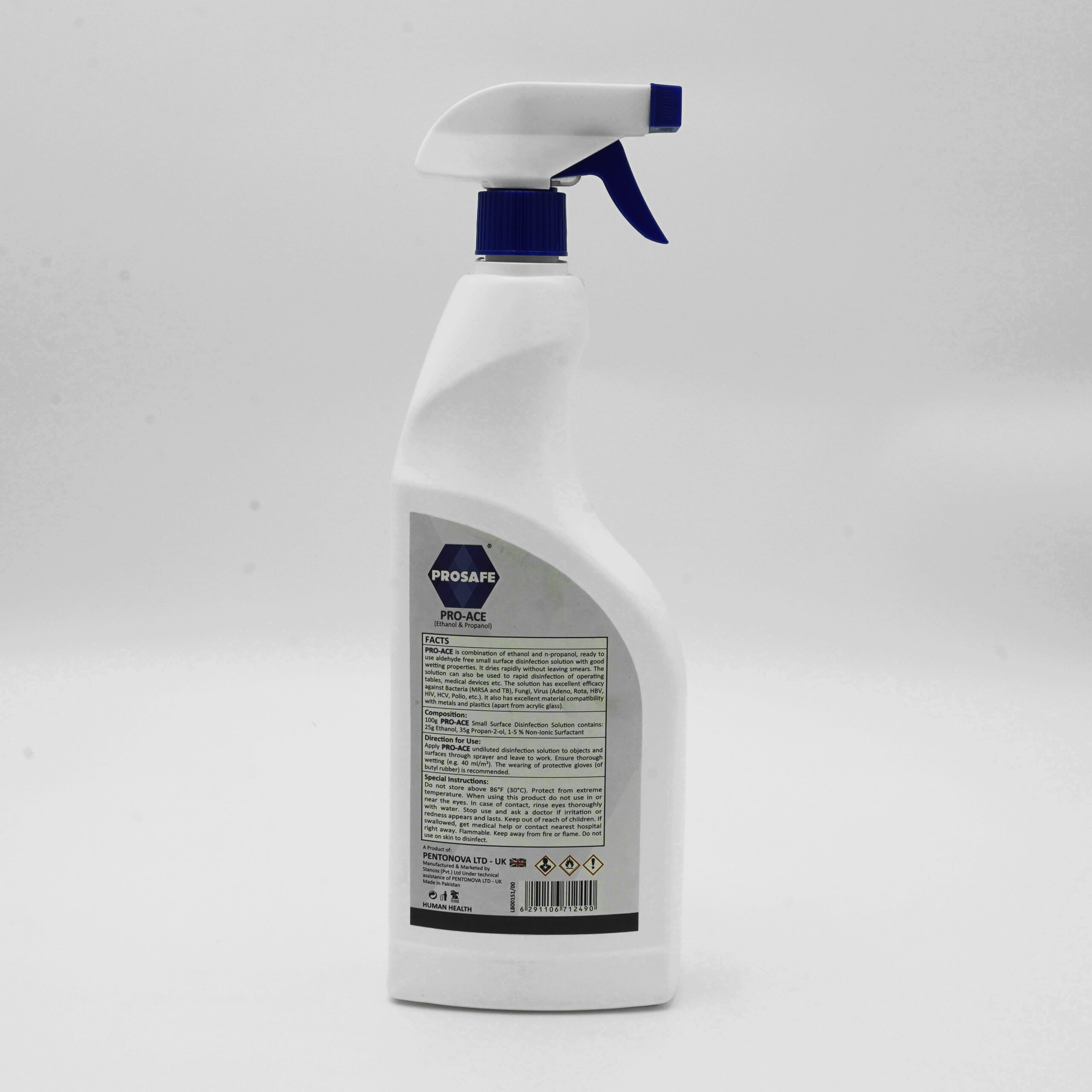 ProSafe Surface Disinfectant Spray Ethanol Propanol - Image 2